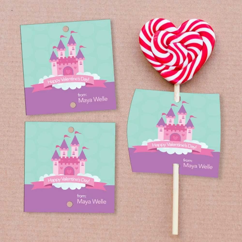 A Castle In The Sky Lollipop Cards Set