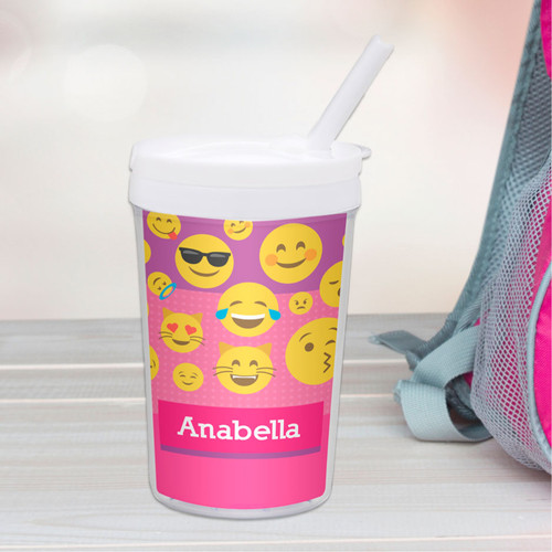 Girl Emojis Toddler Cup
