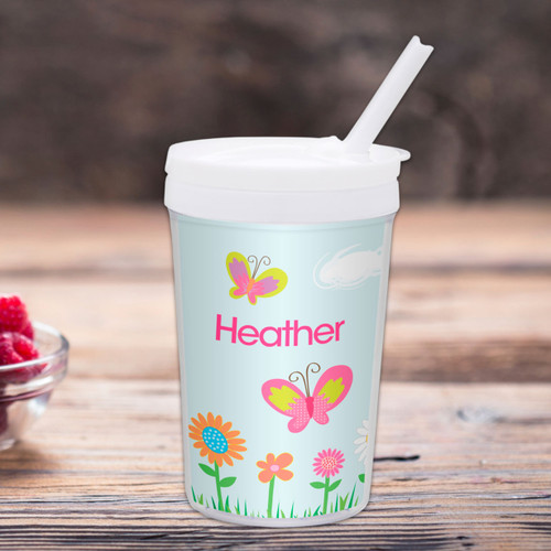 A Butterfly Field Toddler Cup