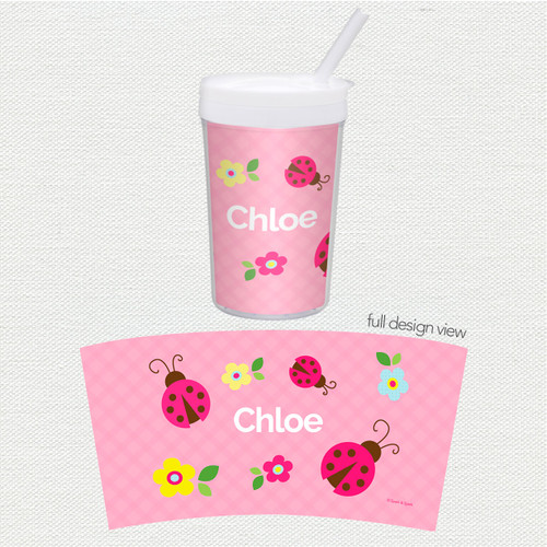 Three Lady Bugs Toddler Cup