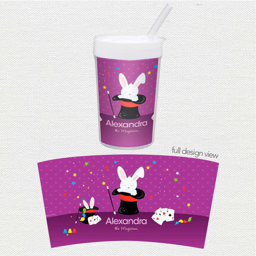 Cute Girl Magician Toddler Cup