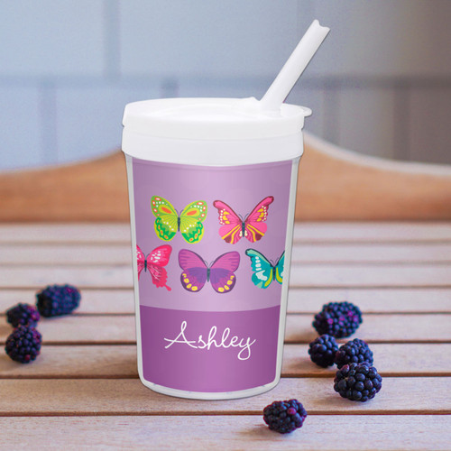 Bright Butterflies Toddler Cup
