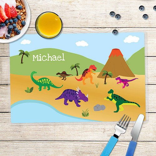 Dinosaurs in the Jungle Kids Placemats