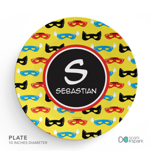 Super Hero Masks Kids Placemats