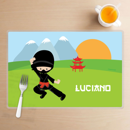 Cool Super Ninja Kids Placemat