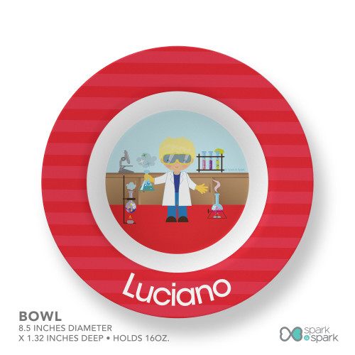 Cool Scientist Boy Kids Placemat