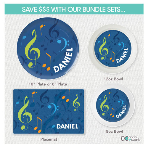 Musical Notes Kids Placemats