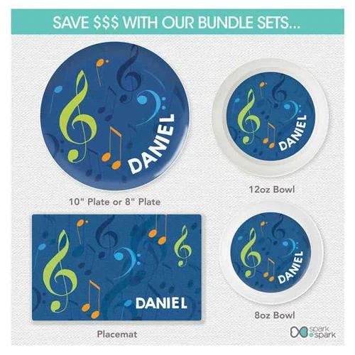 Musical Notes Kids Placemats