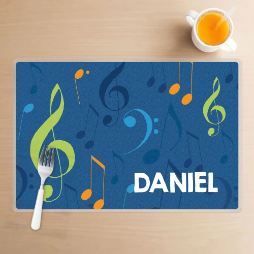 Musical Notes Kids Placemats