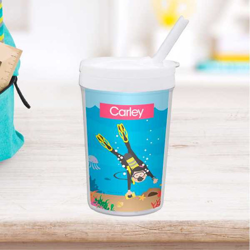 Under the Sea Girl Toddler Cup