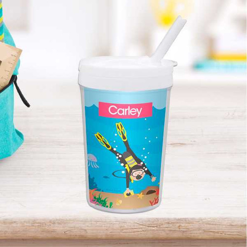 Under the Sea Girl Toddler Cup