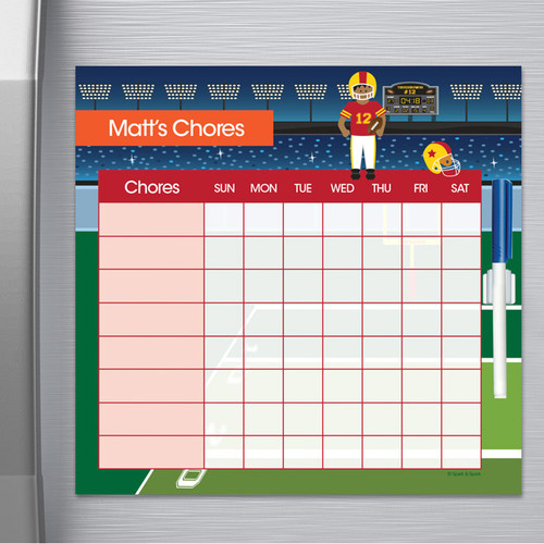 Touchdown Chore Chart