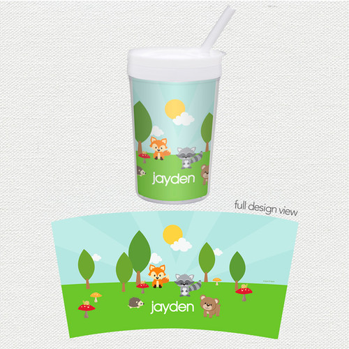 Cute Animals In The Forest Toddler Cup
