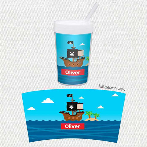 All Aboard Pirates Toddler Cup