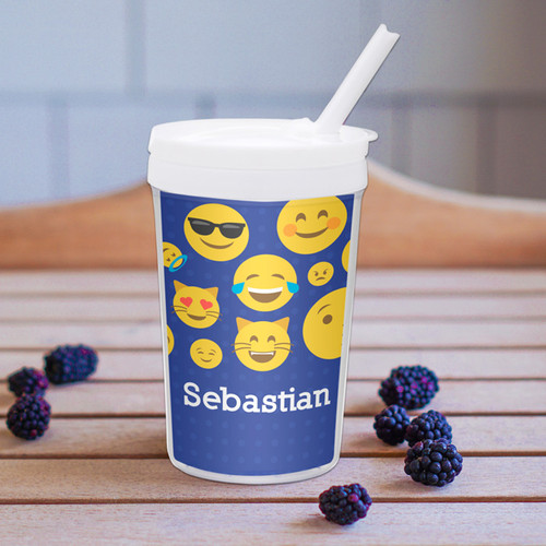 Boy Emojis Toddler Cup
