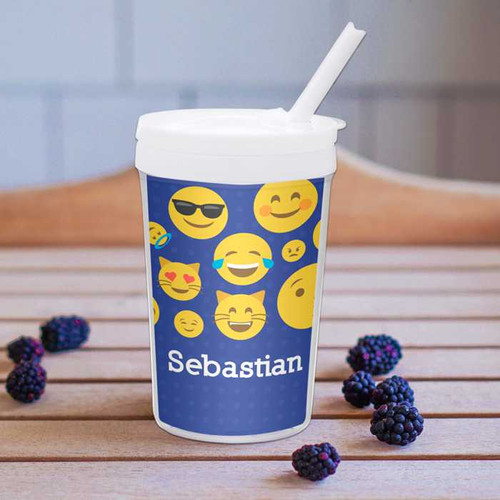 Boy Emojis Toddler Cup