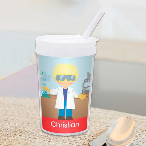 Cool Scientist Boy Toddler Cup