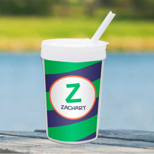 Fun Initials Green Toddler Cup