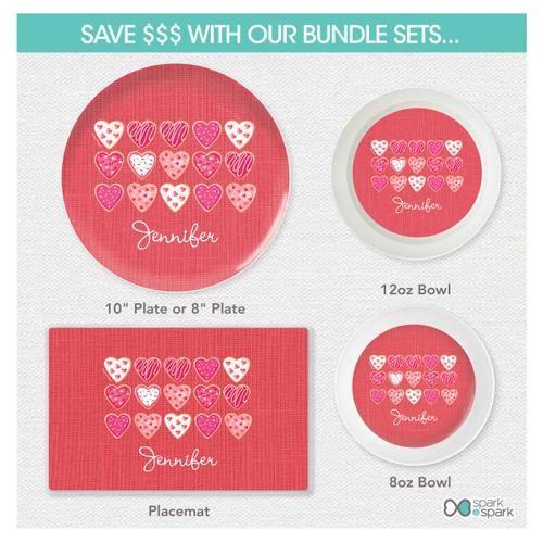 Full of Hearts Kids Placemat