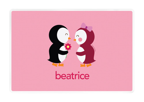 Penguins in Love Kids Placemat