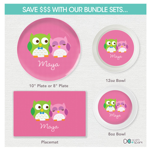 Sweet Owls Kids Placemat
