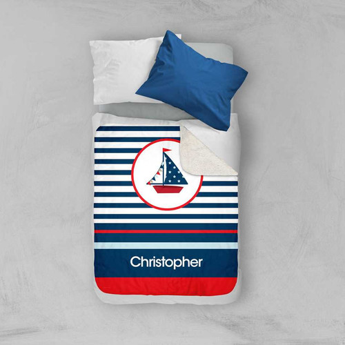 Set Sail Sherpa Blanket