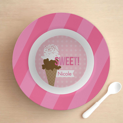 Sweet & Yummy Pink Kids Bowl