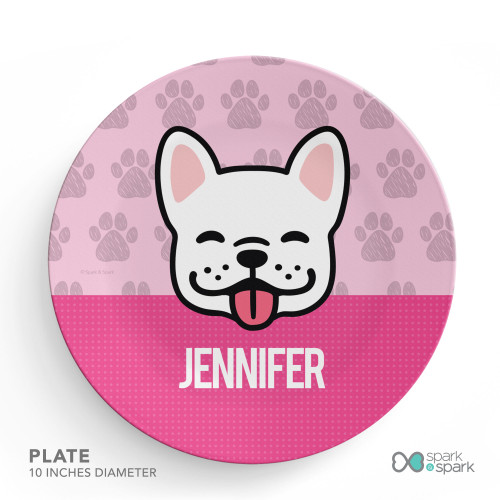 Sweet Pink Pup Kids Placemat