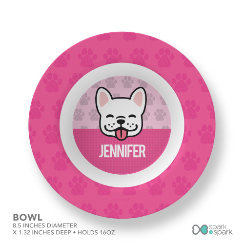 Sweet Pink Pup Kids Placemat