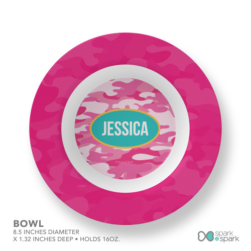 Pink Camouflage Kids Placemat