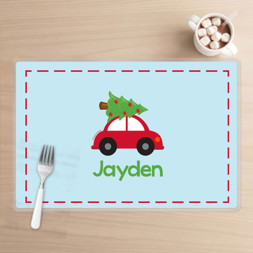 Here Comes The Xmas Tree Kids Placemat