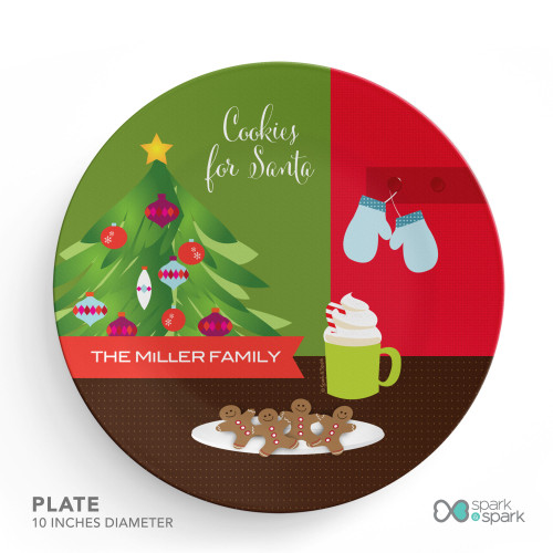 Xmas Cookies And Cocoa Holiday Placemat