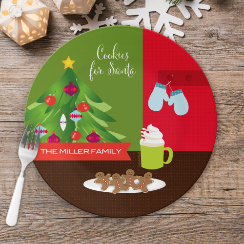 Xmas Cookies And Cocoa Holiday Placemat