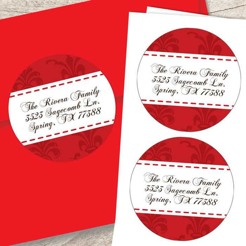 An Elegant Valentine's Day Custom Stickers