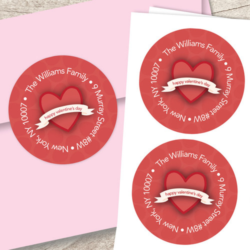 Birdies For Valentine Custom Stickers