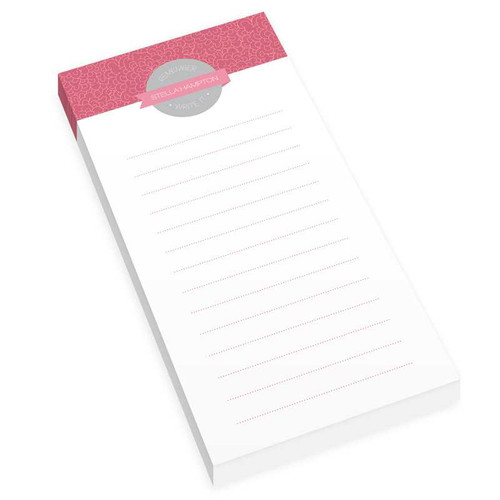 Flowers For You Personalized List Pad