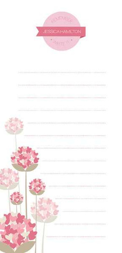 Pom Poms In View Personalized List Pad