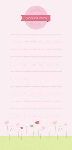 Sweet Field Personalized List Pad
