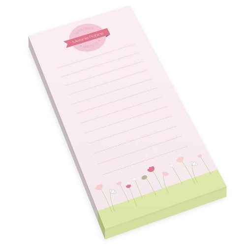 Sweet Field Personalized List Pad