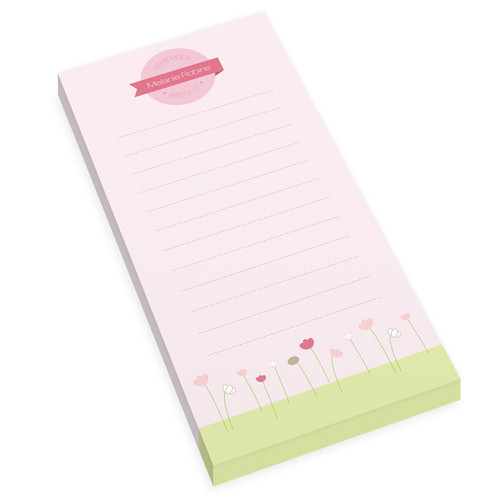 Sweet Field Personalized List Pad