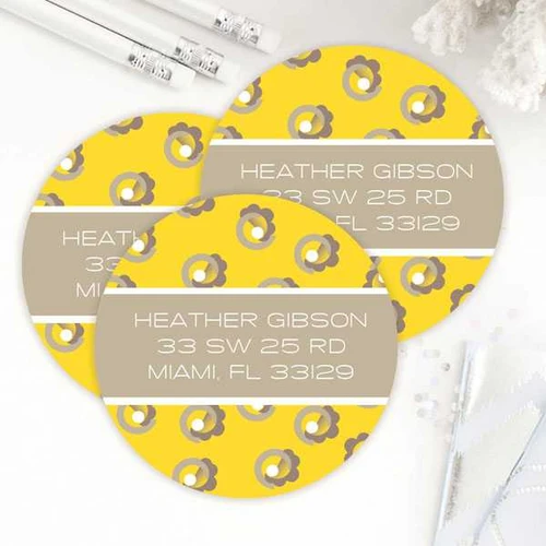 Small Swirls Label Set