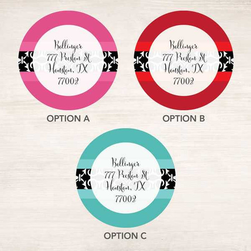Victorian Bold Style Label Set