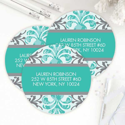 Colorful Victorian Label Set