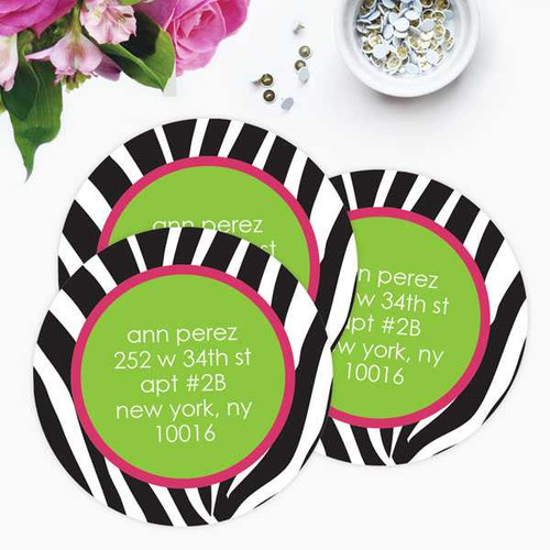 Zebralicious Label Set