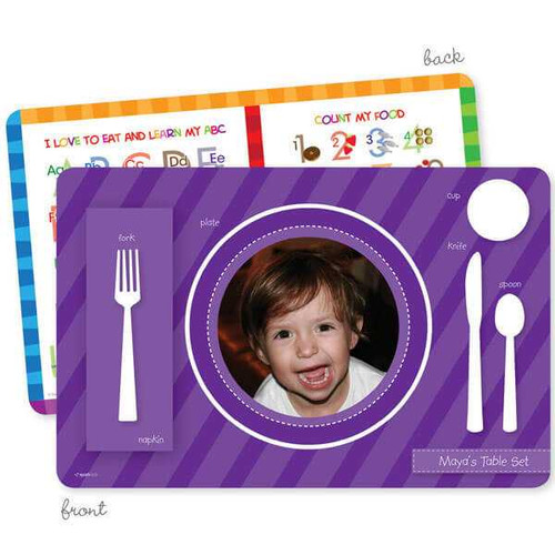 My own girl table set purple Kids Placemat