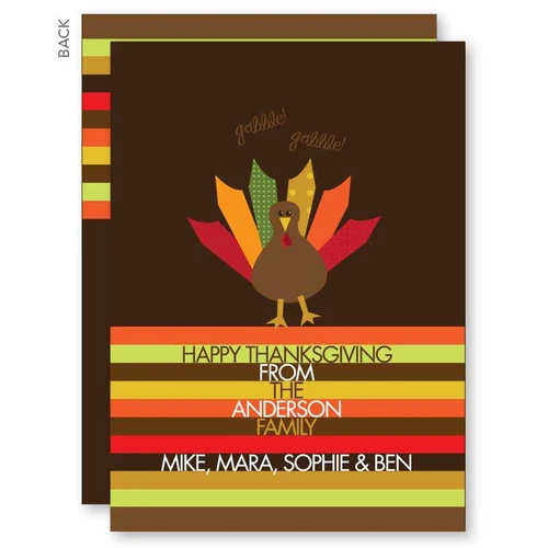 Personalized Thanksgiving Cards | Ready For Turkey