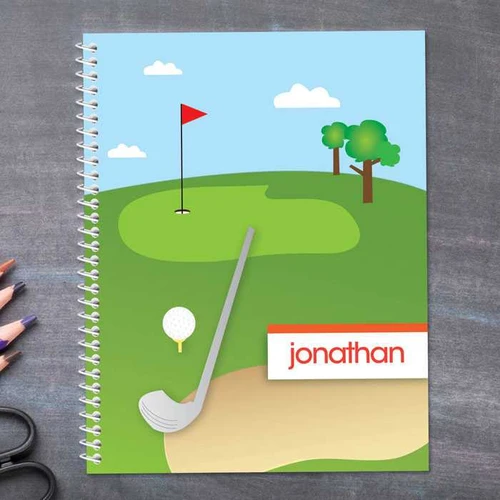 My Love for Golf Kids Notebook