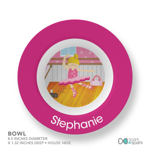 Ballerina Studio Custom Plate for Girls