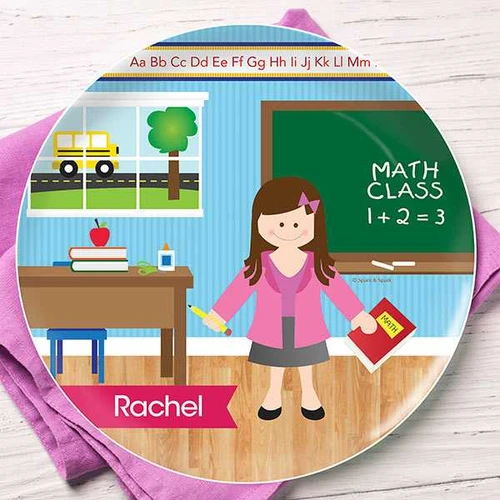 Learning Time Kids Plates