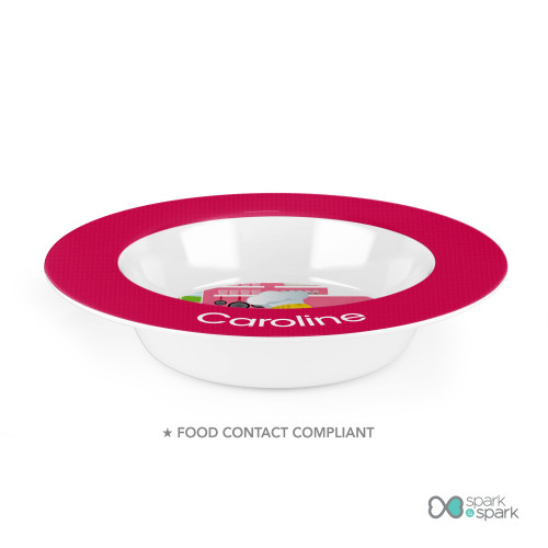 A Girl Chef's Taste Custom Plate for Girls